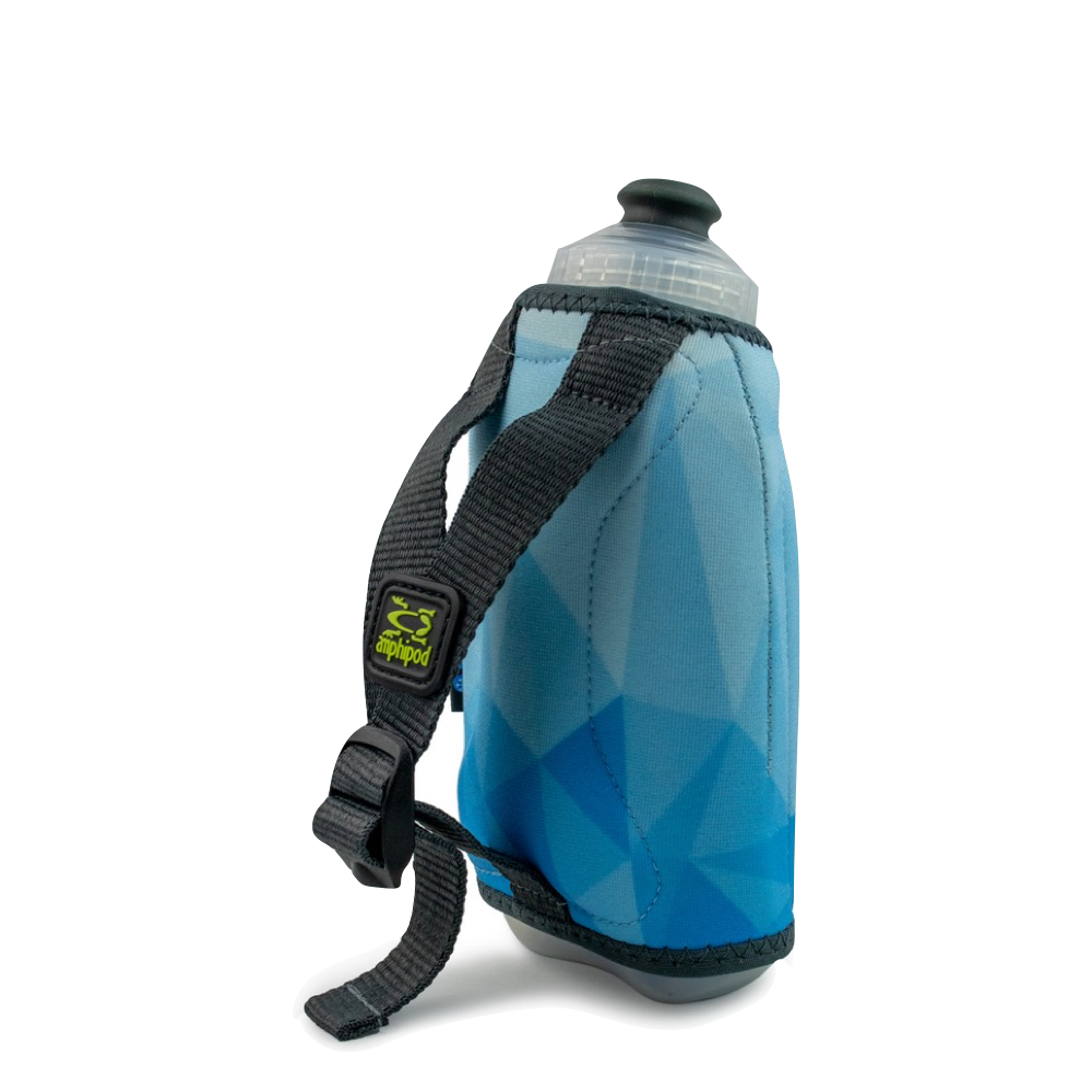 Back view of Amphipod Hydraform Chiller Handheld 12 oz Bottle.