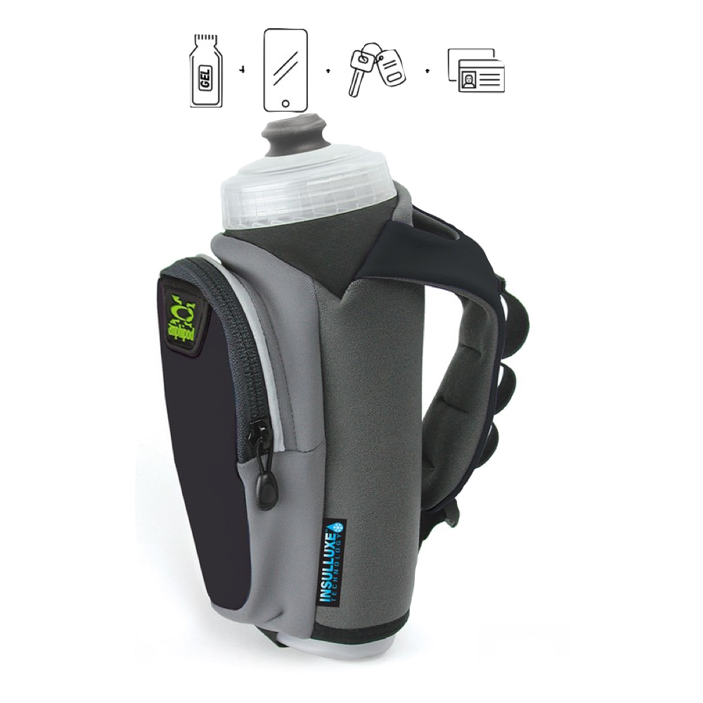 Side view of Amphipod Hydraform Ergo Lite Ultra 20 oz Handheld