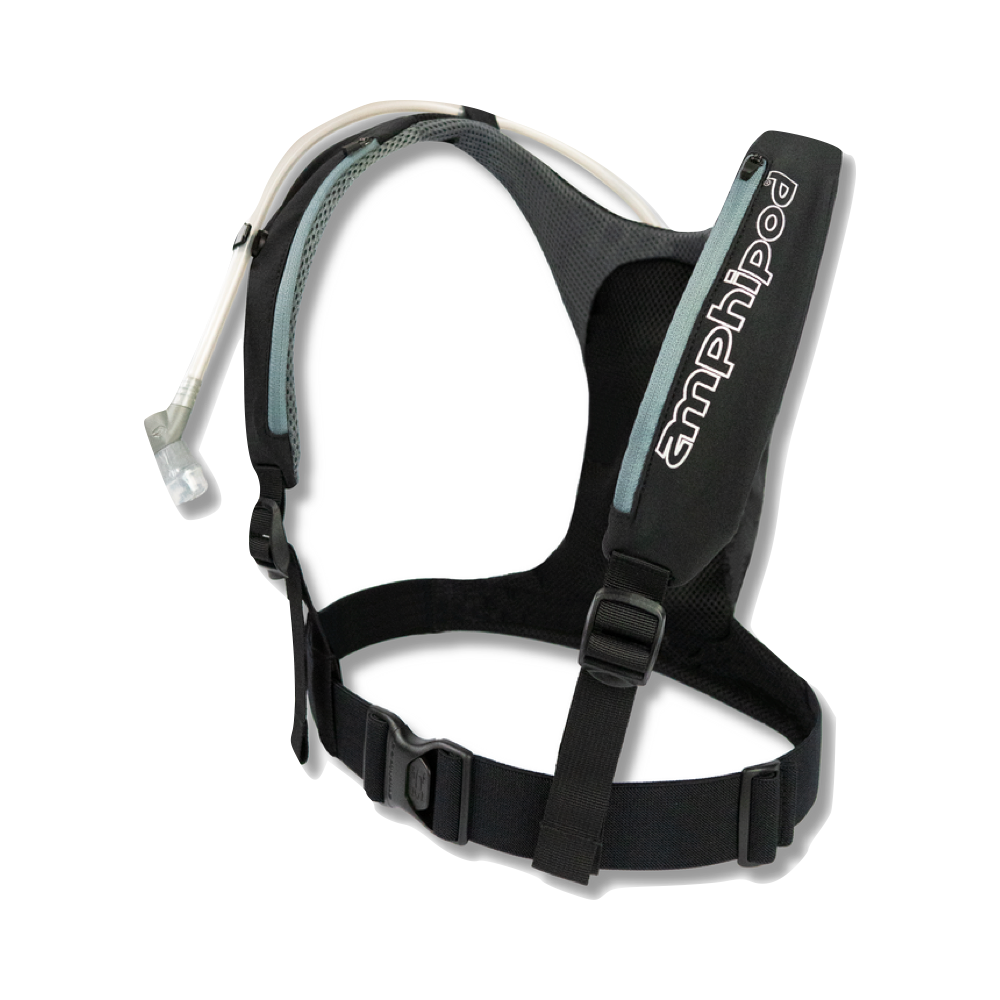 Back view of Amphipod Pure Run Ultra Light 600mL Hydration Vest.