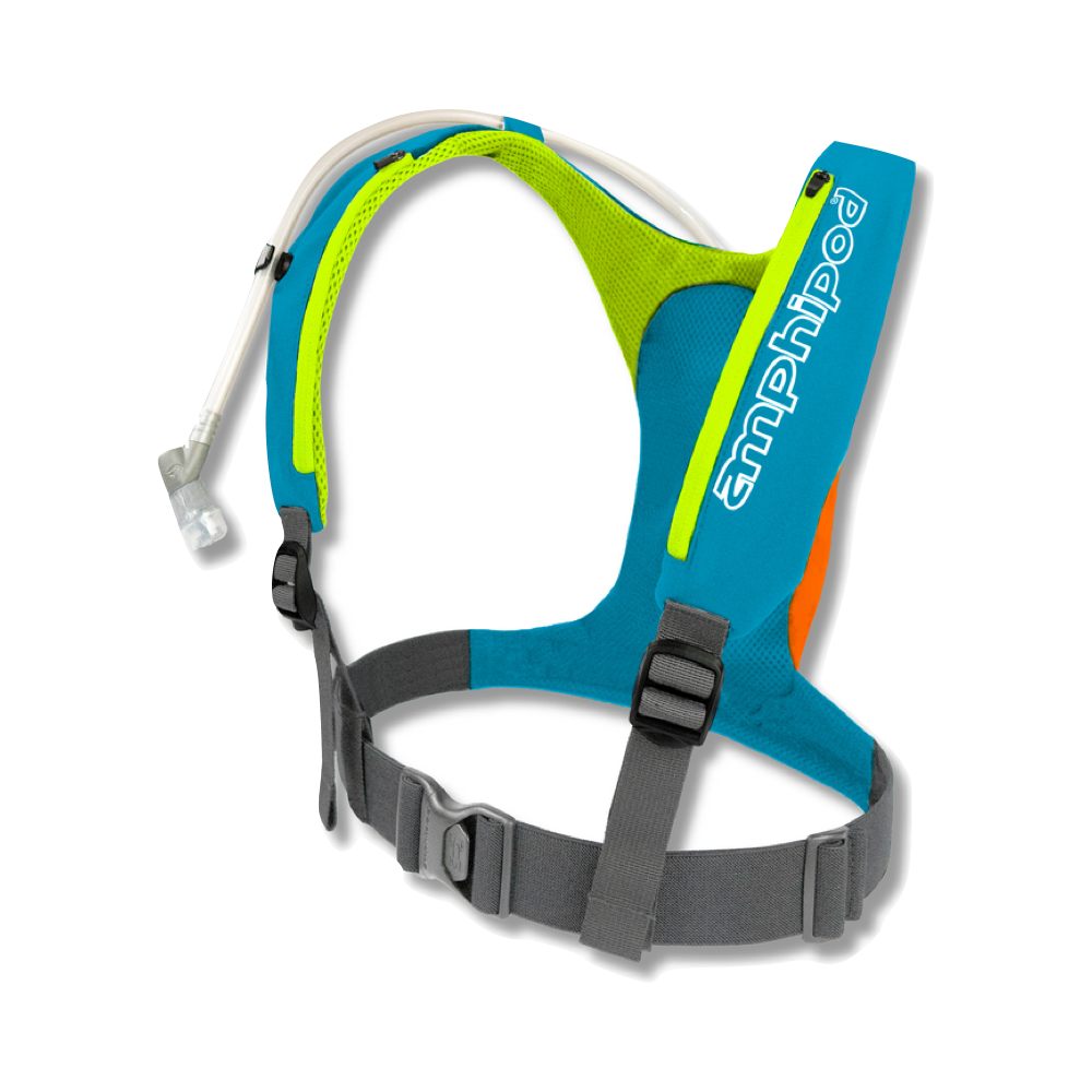 Back view of Amphipod Pure Run Ultra Light 600ml Hydration Vest.