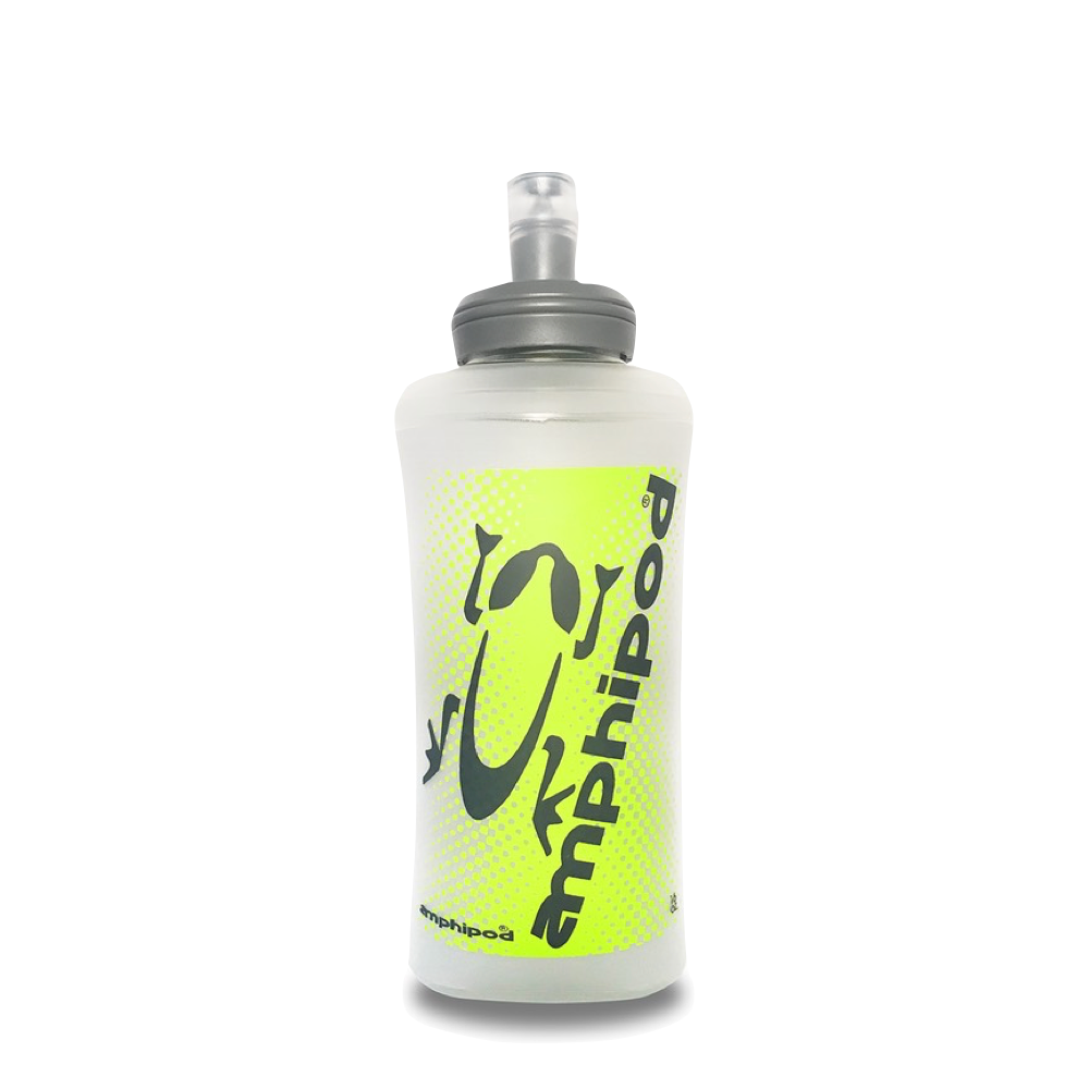 Front view of Amphipod Soft Tech 20oz Flask.