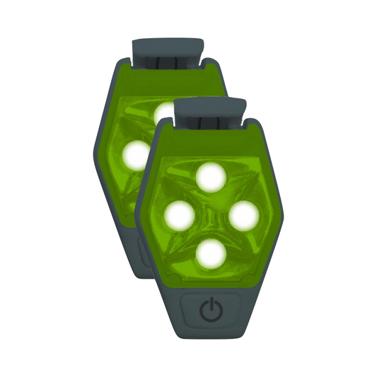 Amphipod Ultra-Strobe LED Clip Light 2-Pack in Green