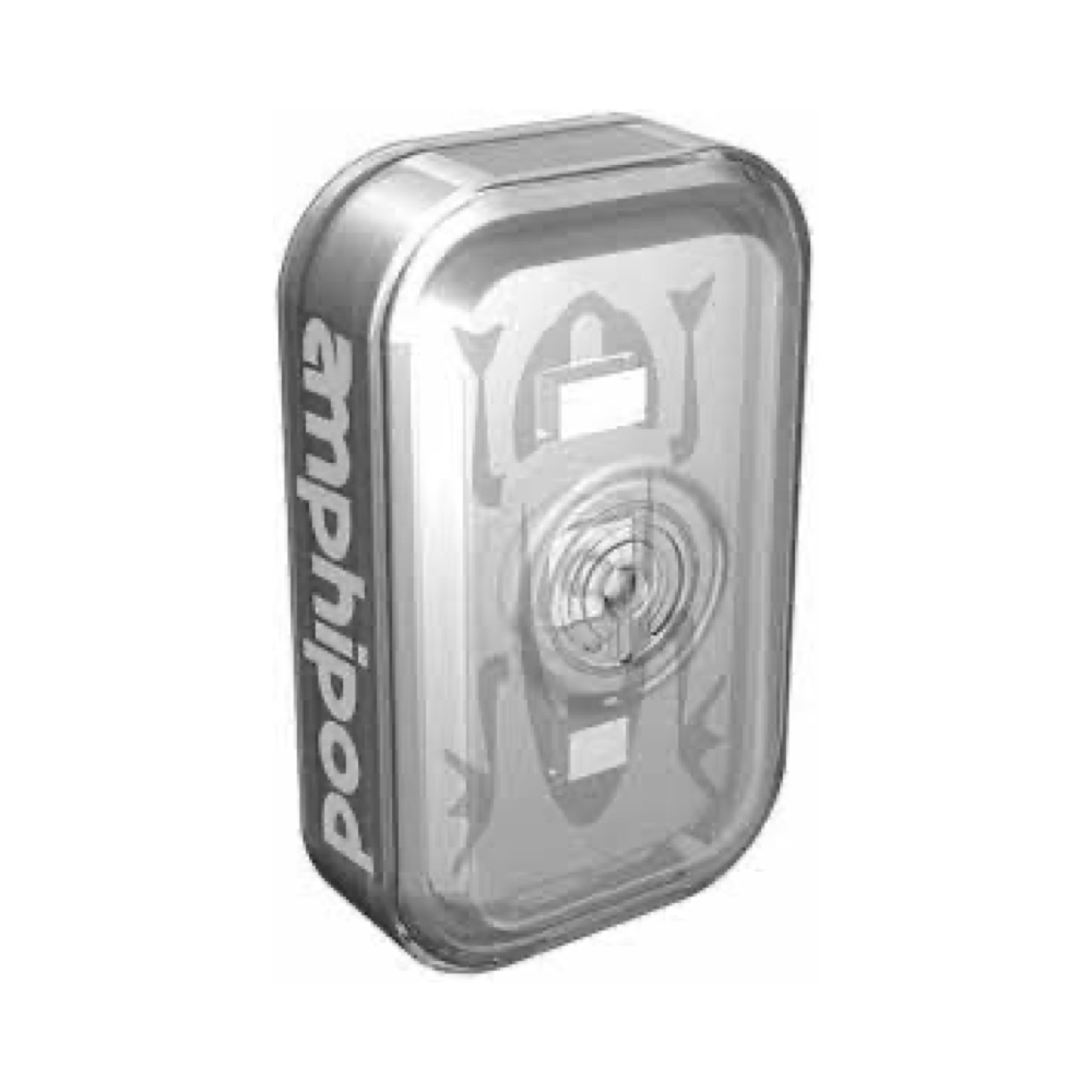 Front view of Amphipod Versa Light Rechargeable Clip Series LED Mini Light.