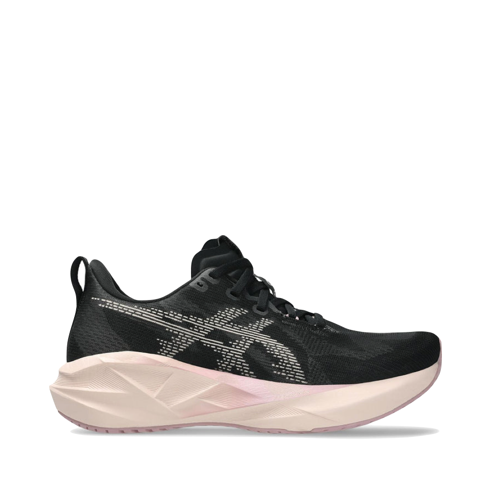 Asics Women's Novablast 5 Sneaker in Black/Pearl Pink – Mitten