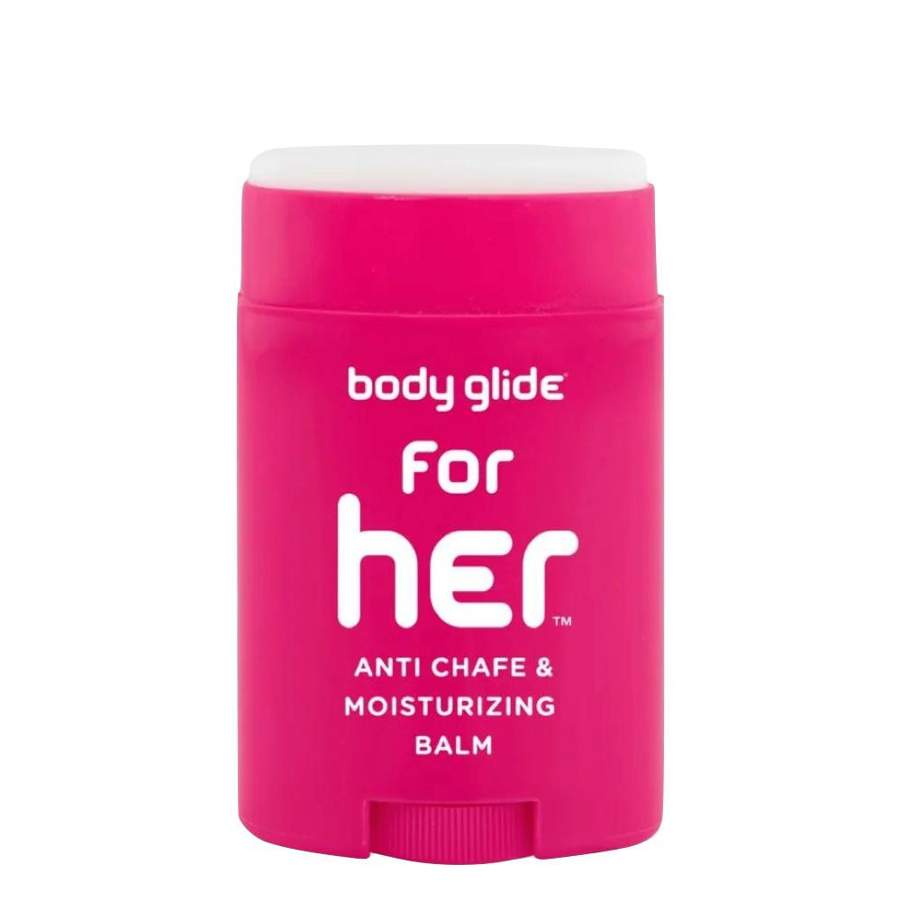 Front view of Body Glide For Her Anti Chafe Balm.