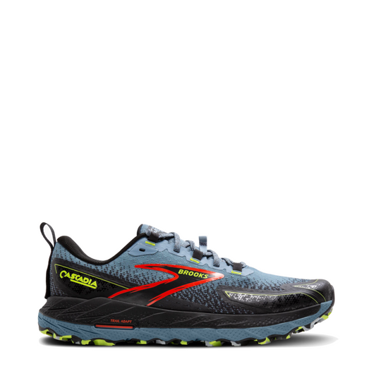 Side (right) view of Brooks Cascade 18 Sneaker for men.
