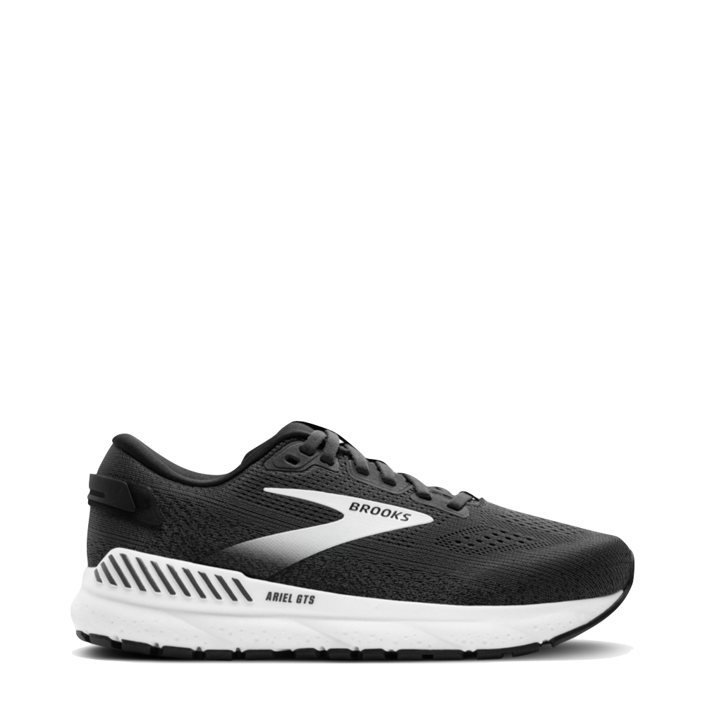 Side (right) view of Brooks Ariel GTS 24 Sneaker for women.