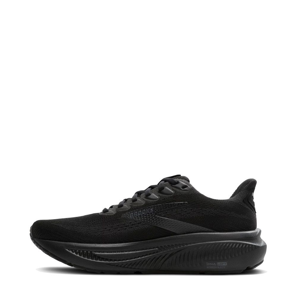 Side (left) view of Brooks Ghost 17 Sneaker for women.