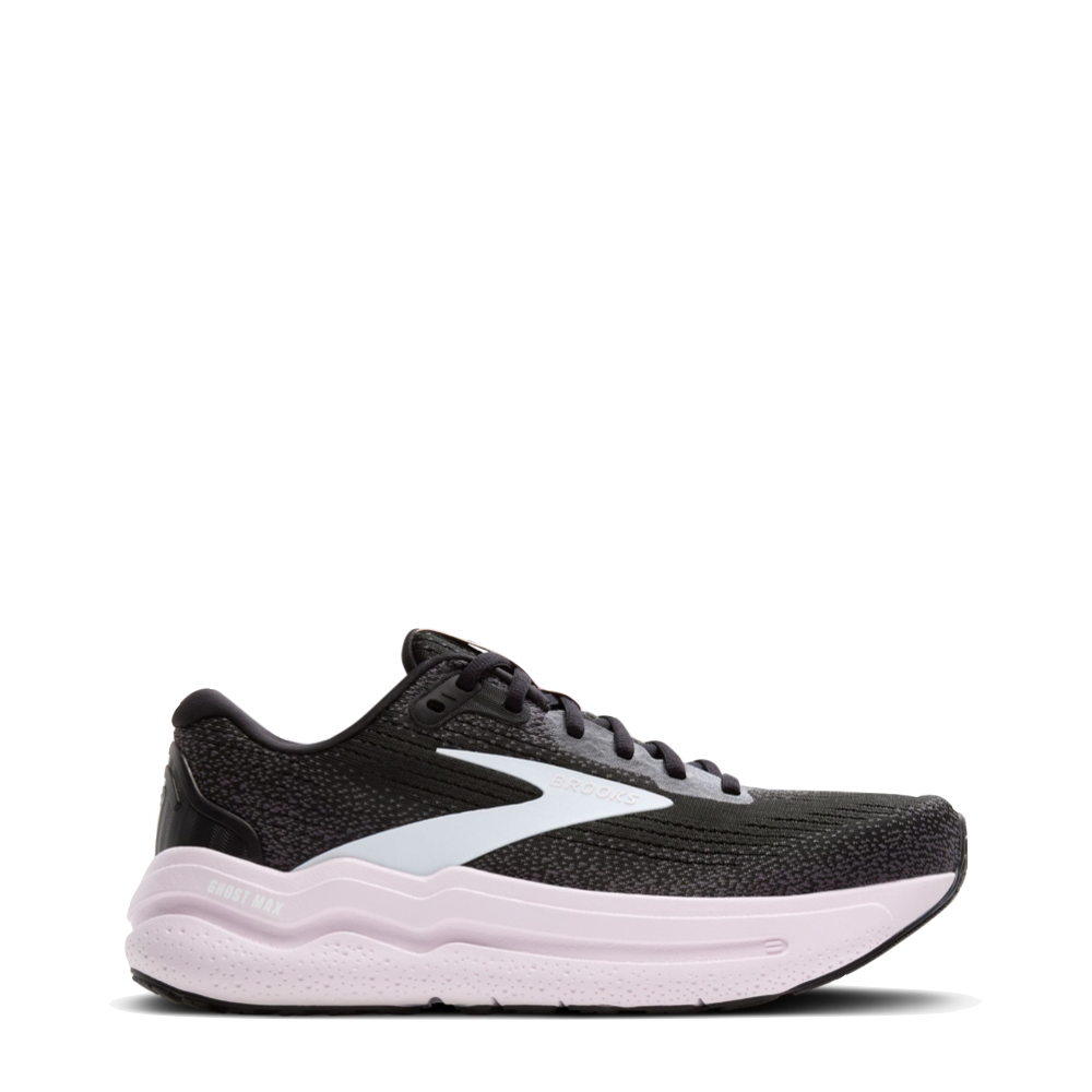 Side (right) view of Brooks Ghost Max 2 Sneaker for women.