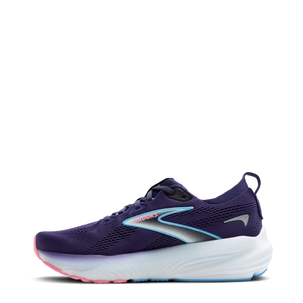 Side (left) view of Brooks Glycerine GTS 22 Sneaker for women.