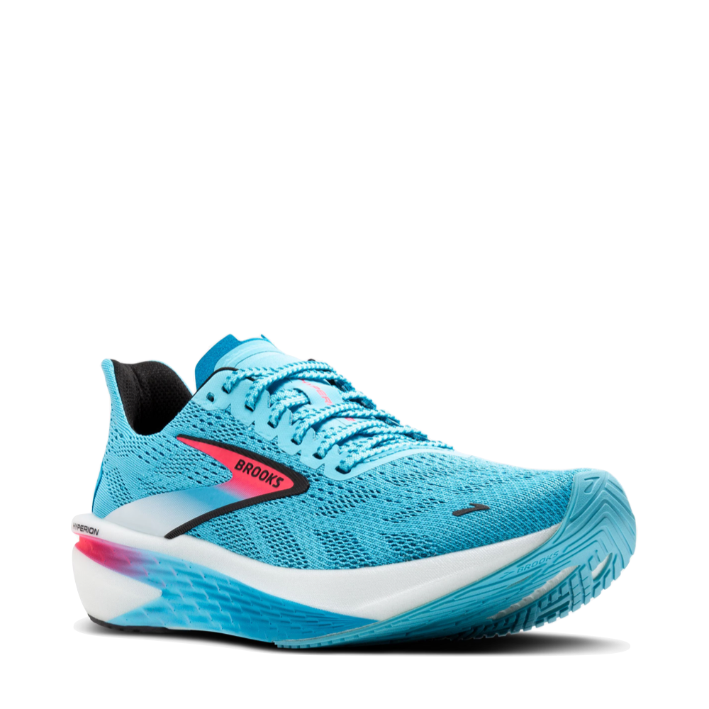 Mudguard and Toe view of Brooks Hyperion 2 Sneaker for women.