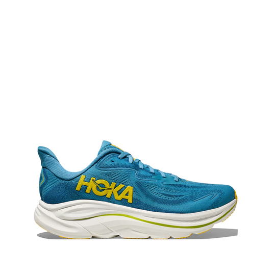 Side (right) view of Hoka Clifton 10 Sneaker for men.
