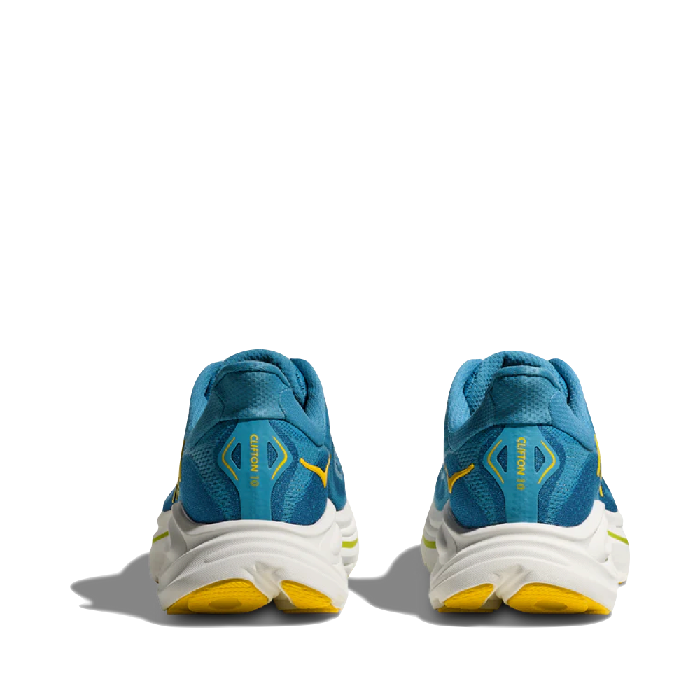 Back view of Hoka Clifton 10 Sneaker for men.