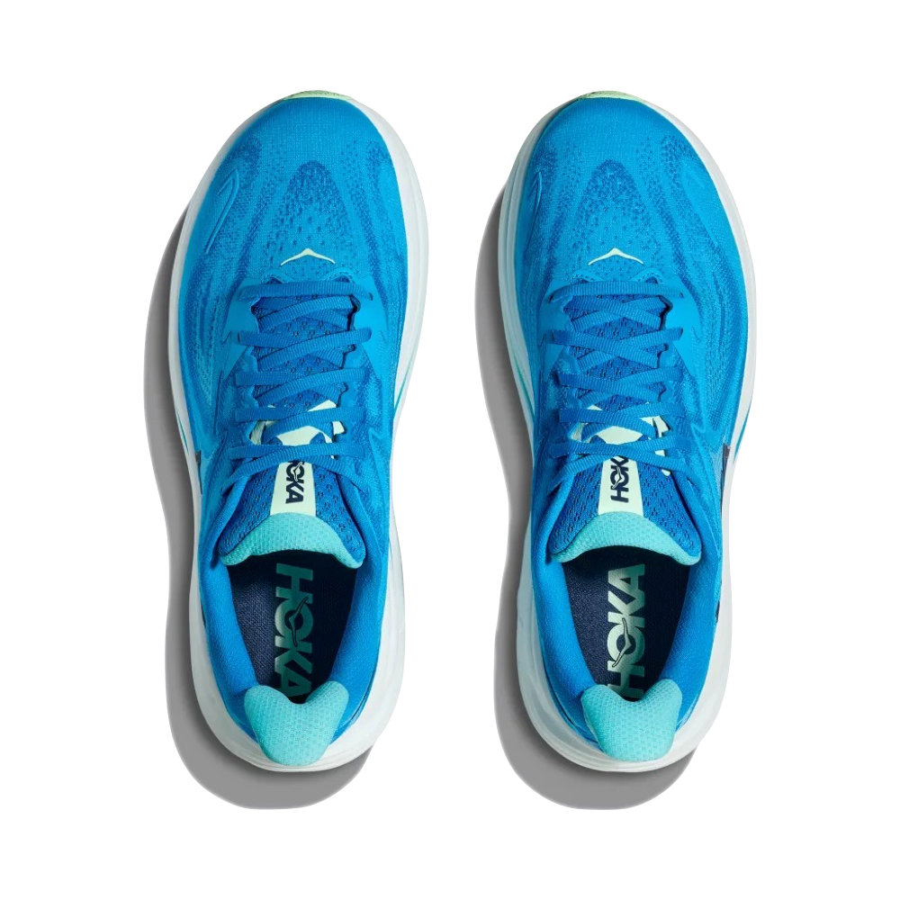 Top-down view of Hoka Clifton 10 Sneaker for men.