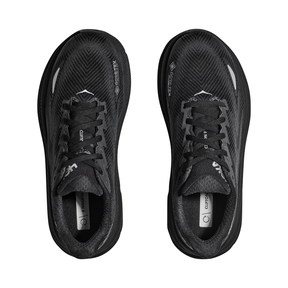 Top-down view of Hoka Clifton 9 GTX Sneaker for men.