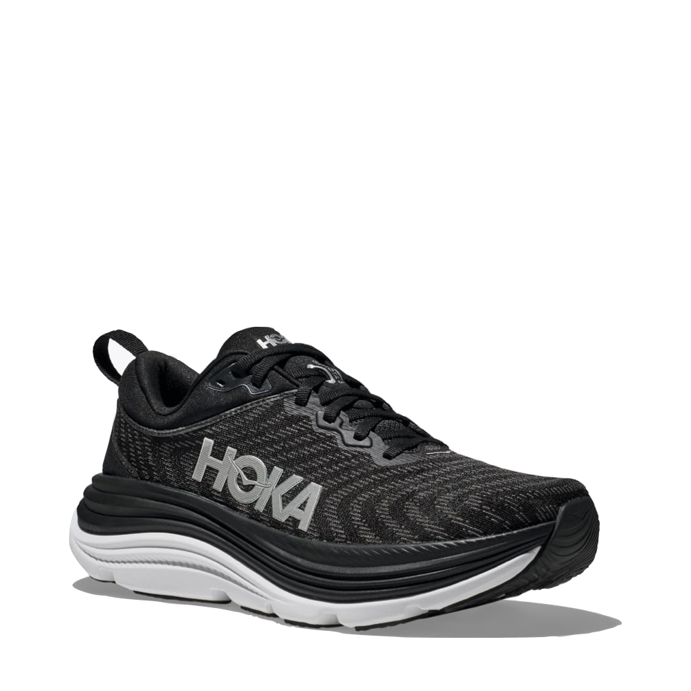 Mudguard and Toe view of Hoka Gaviota 5 Running Sneaker for men.