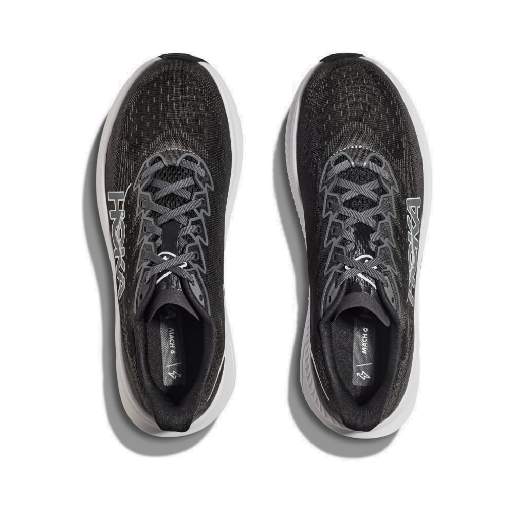 Top-down view of Hoka Mach 6 Sneaker for men.