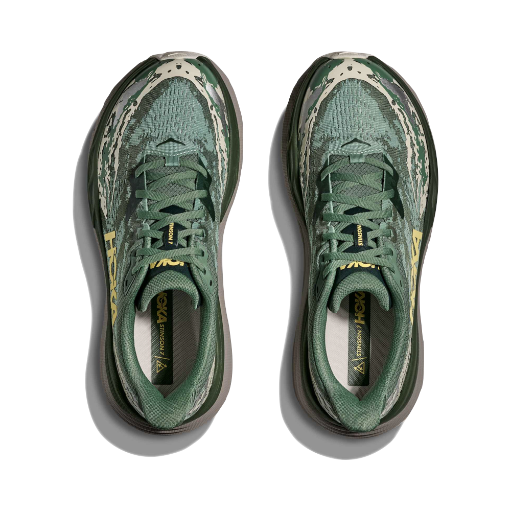 Top-down view of Hoka Stinson 7 Sneaker for men.