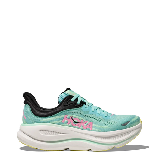 Side (right) view of Hoka Bondi 9 Sneaker for women.