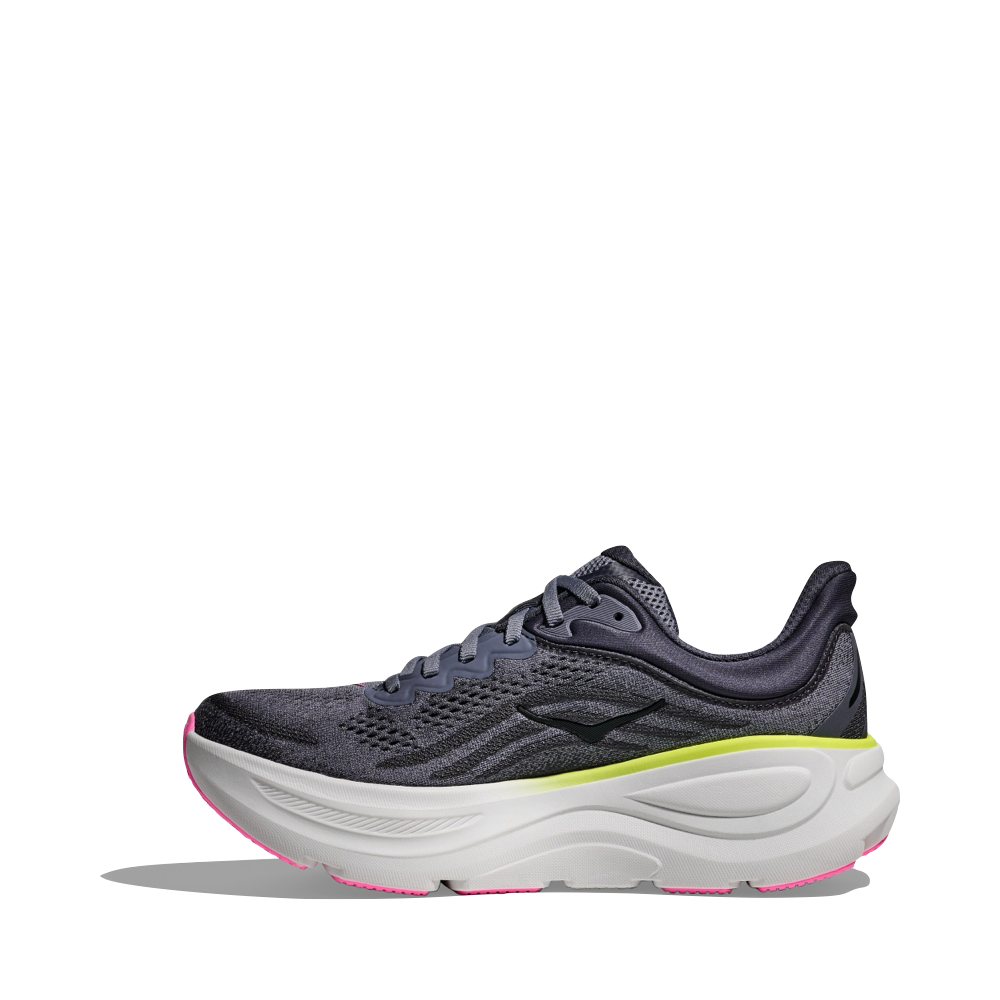 Side (left) view of Hoka Bondi 9 Sneaker for women.