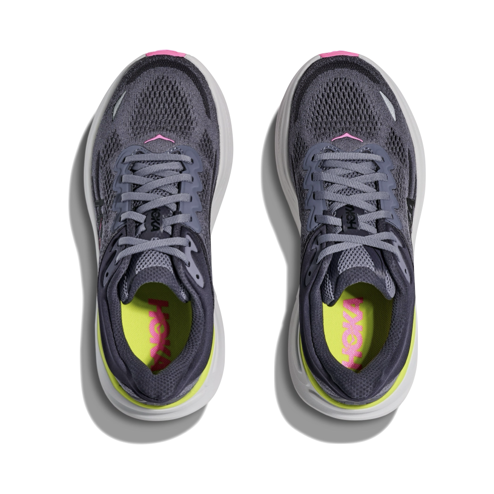 Top-down view of Hoka Bondi 9 Sneaker for women.
