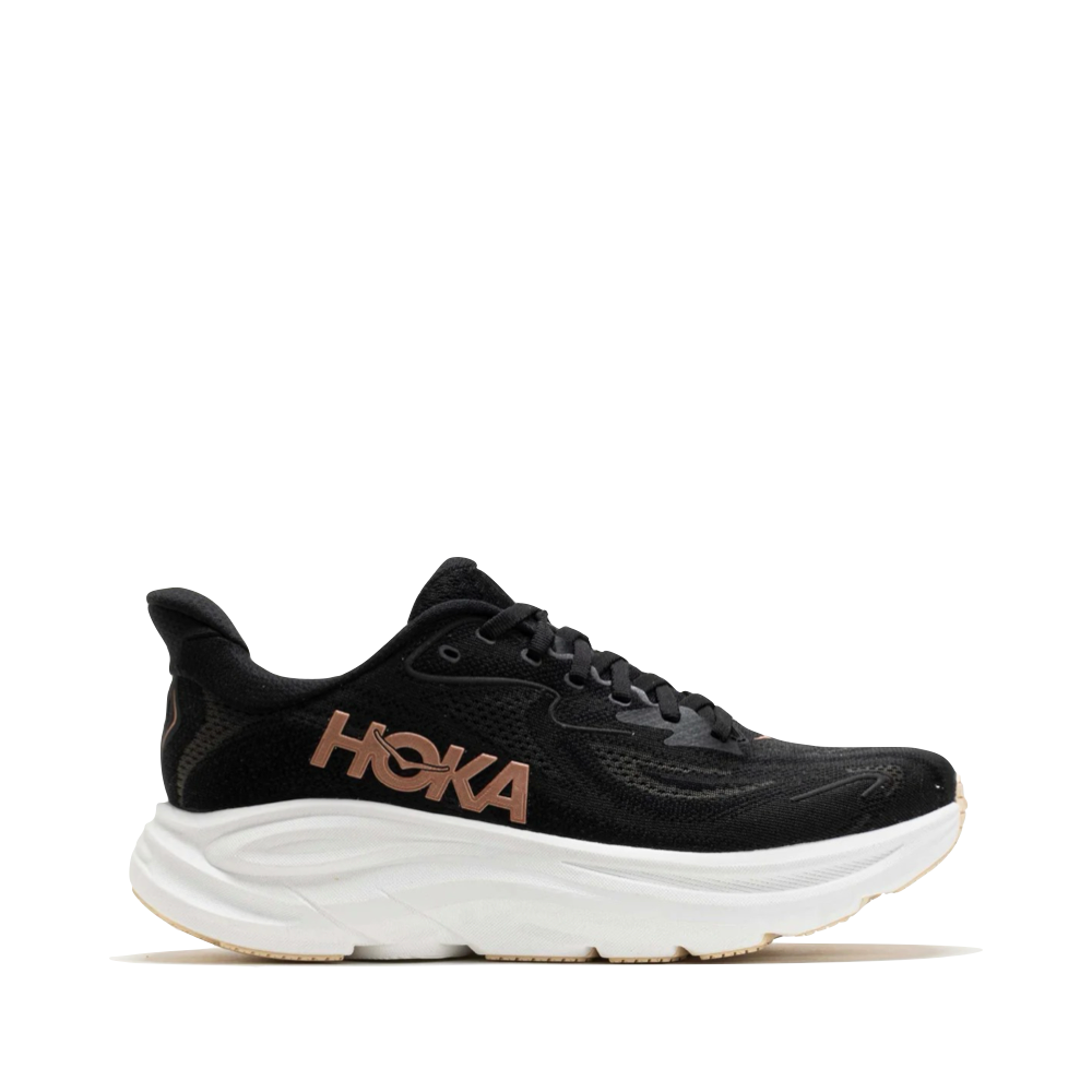 Side (right) view of Hoka Clifton 10 Sneaker for women.
