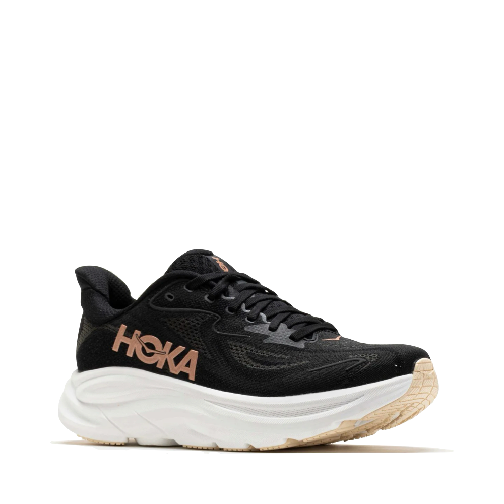 Mudguard and Toe view of Hoka Clifton 10 Sneaker for women.