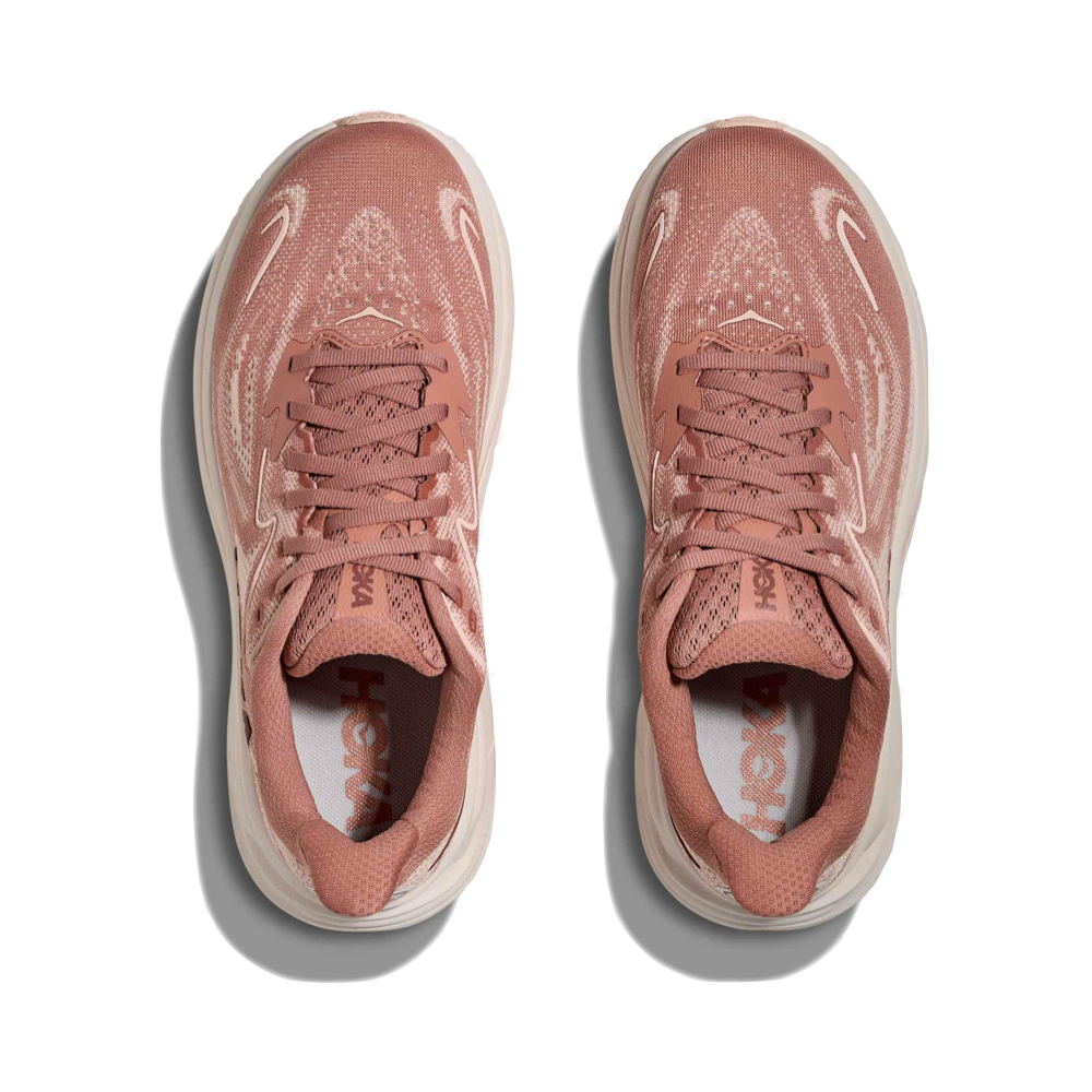 Top-down view of Hoka Clifton 10 Sneaker for women.