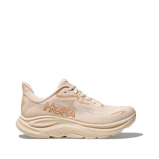 Side (right) view of Hoka Clifton 10 Sneaker for women.