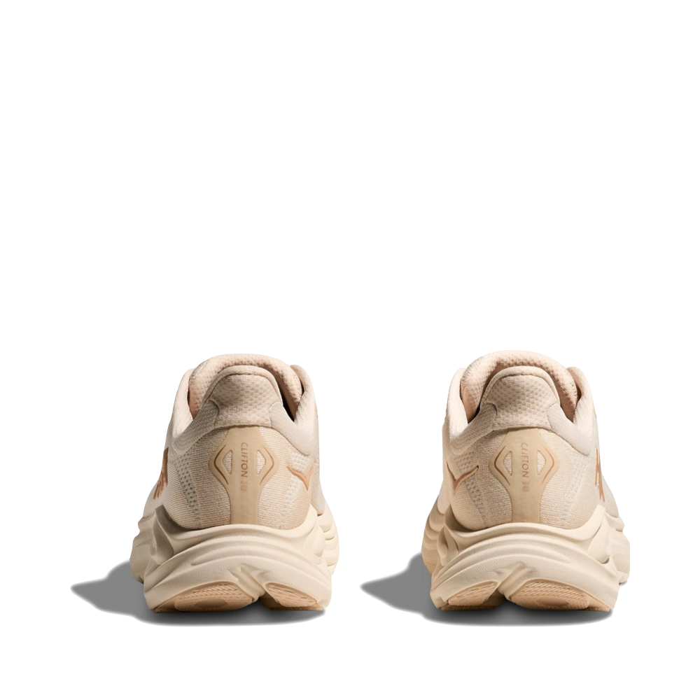 Back view of Hoka Clifton 10 Sneaker for women.