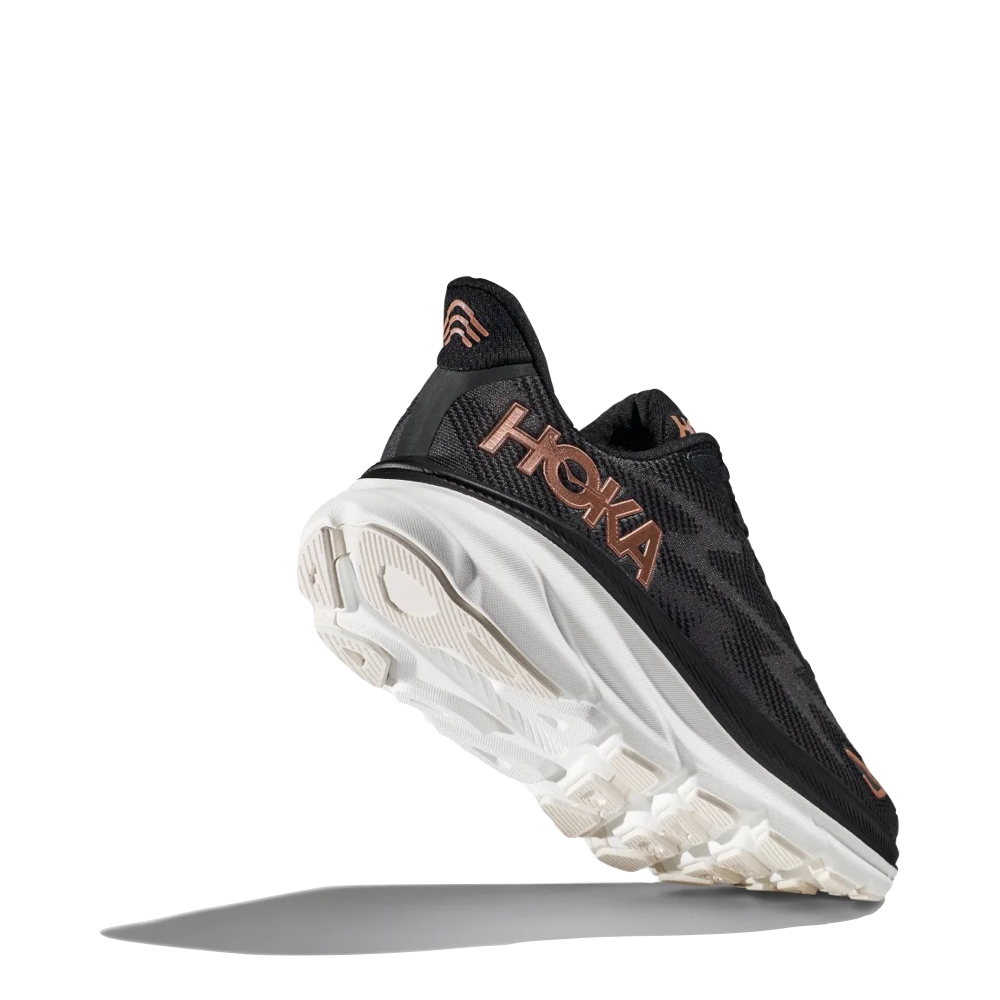 Bottom view of Hoka Clifton 9 Sneaker for women.