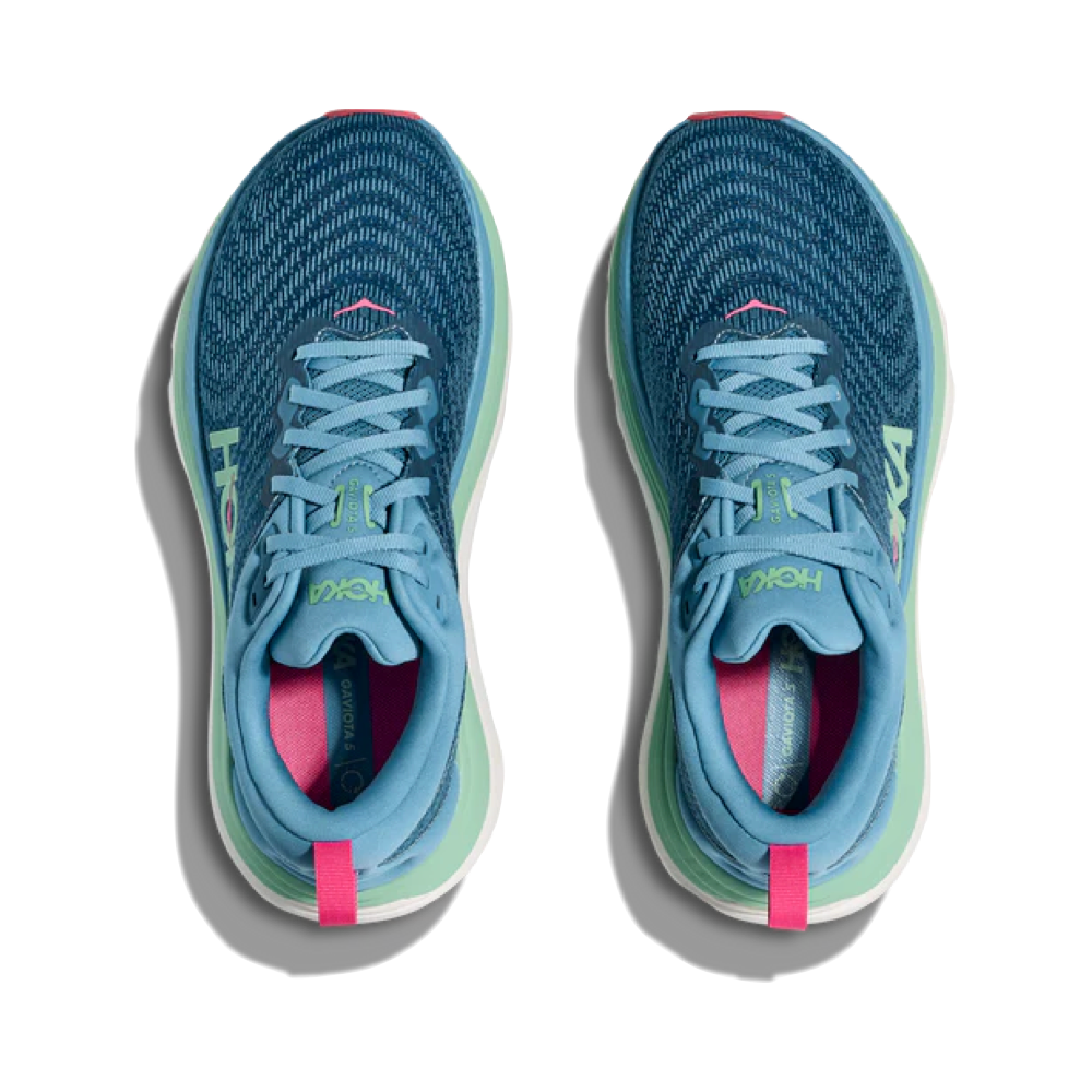 Top-down view of Hoka Gaviota 5 Running Sneaker for women.