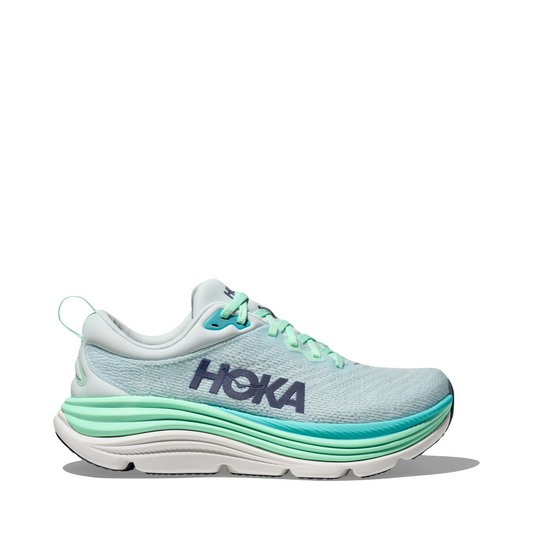 Side (right) view of Hoka Gaviota 5 Running Sneaker for women.