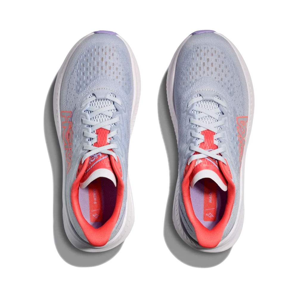 Top-down view of Hoka Mach 6 Sneaker for women.