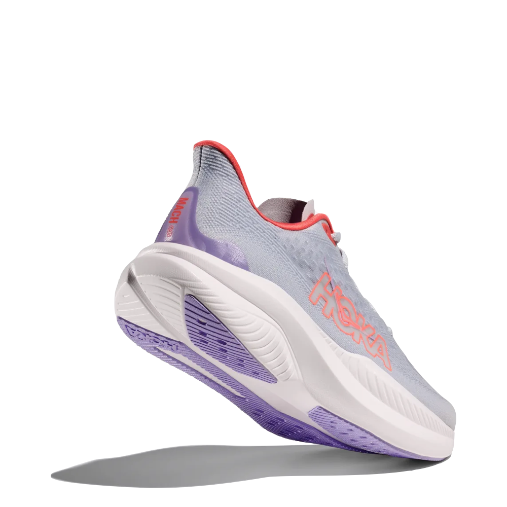 Bottom view of Hoka Mach 6 Sneaker for women.
