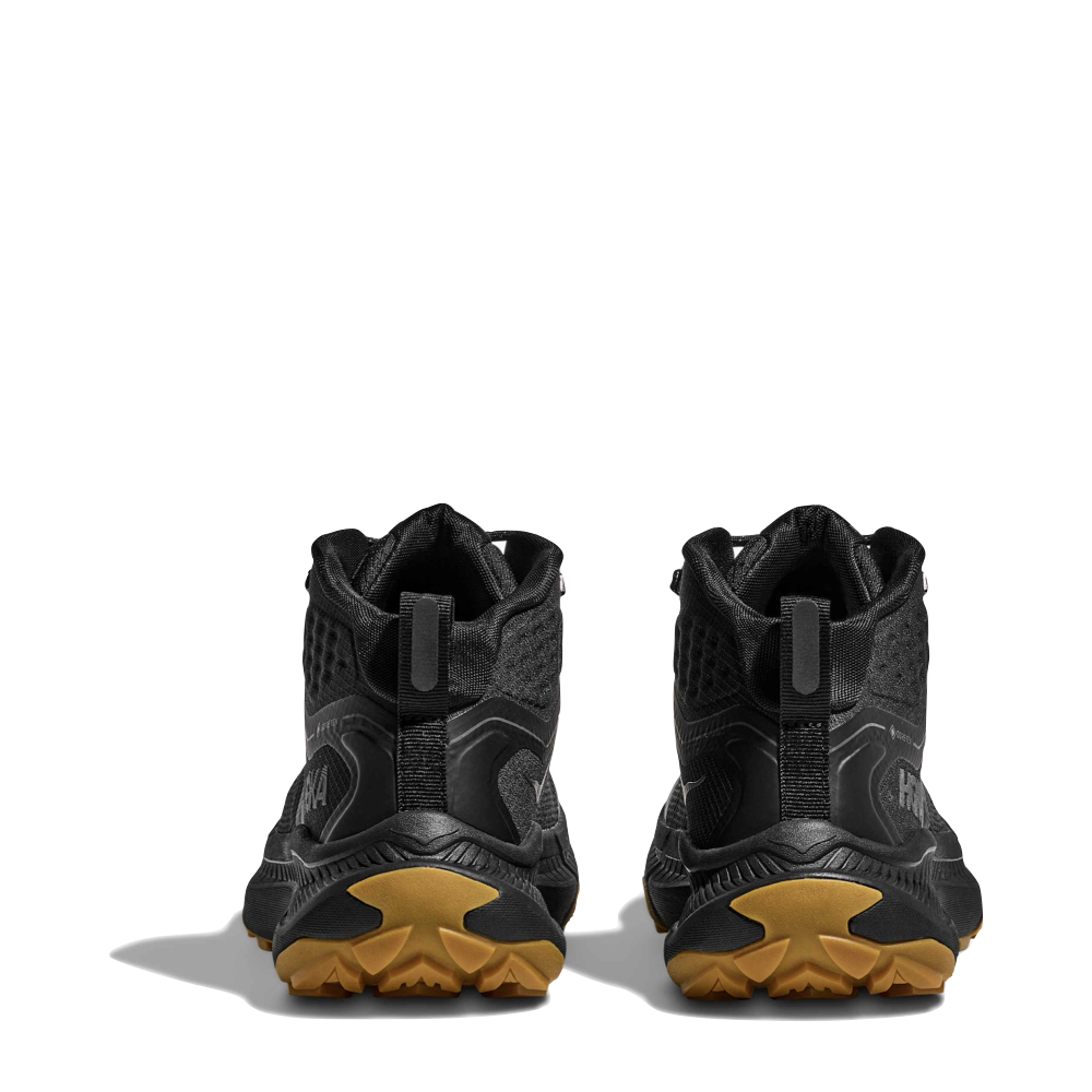 Back view of Hoka Transport Hike GTX Mid Waterproof Boot for women.