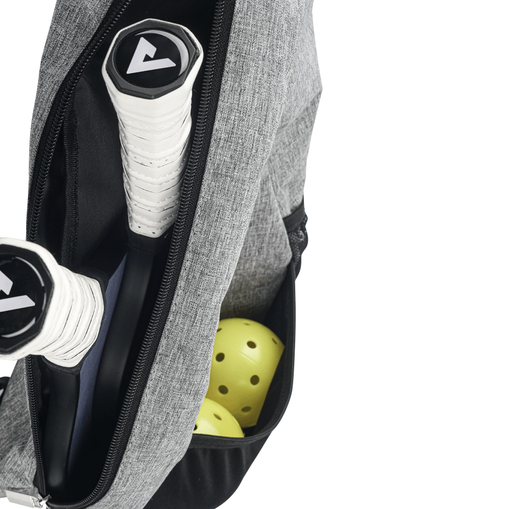 Close up view of Joola Essentials Pickleball Paddles and Balls Set.