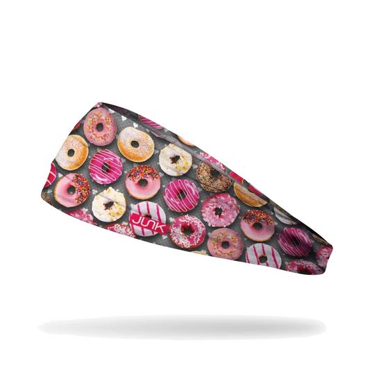 Side view of Junk MCM Donuts Headband.