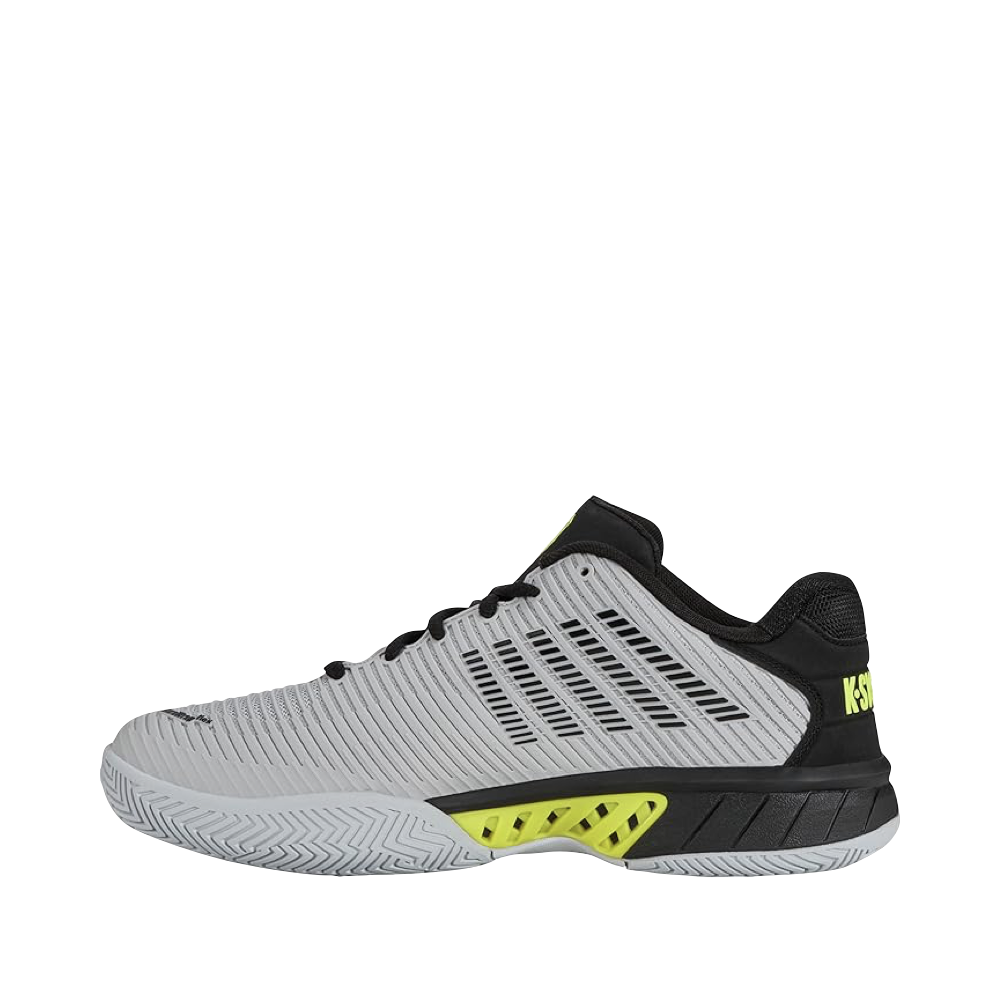 Side (left) view of K-Swiss Hypercourt Express 2 Court Shoe for men.