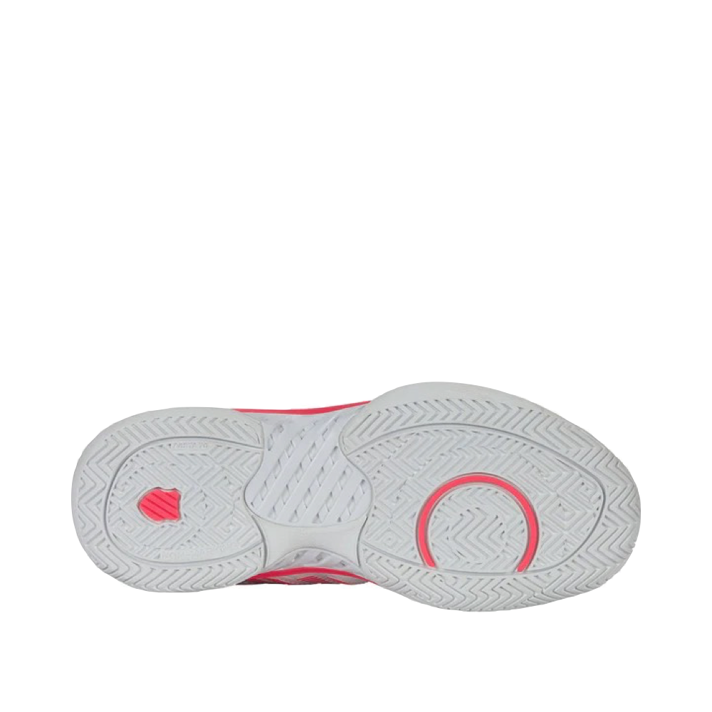 Bottom view of K-Swiss Hypercourt Express 2 Court Sneaker for women.