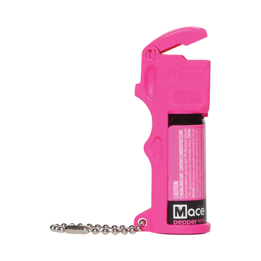 Side view of Mace Brand Pocket Size Pepper Spray.