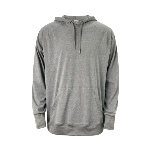 Front view of Mitten Running Co. Performance Tech Hoodie 2.0 for men.