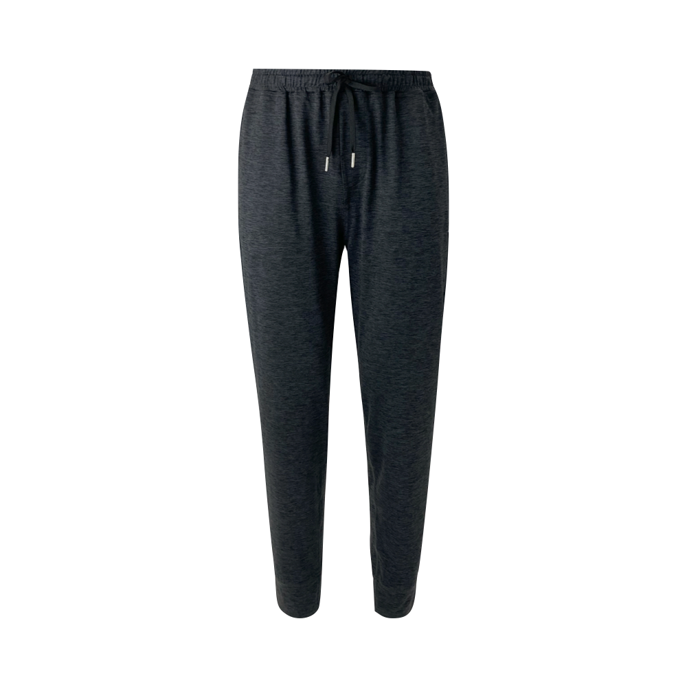 Front view of Mitten Running Co. Sky Manufacturing Tech Joggers for men.