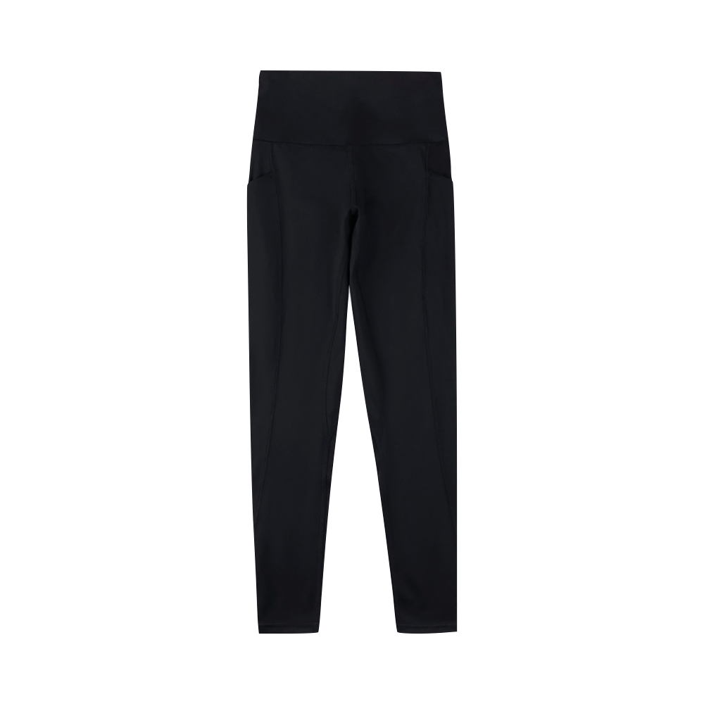 Front view of Mitten Running Co. Sky Manufacturing 25 in Running Tight for women.