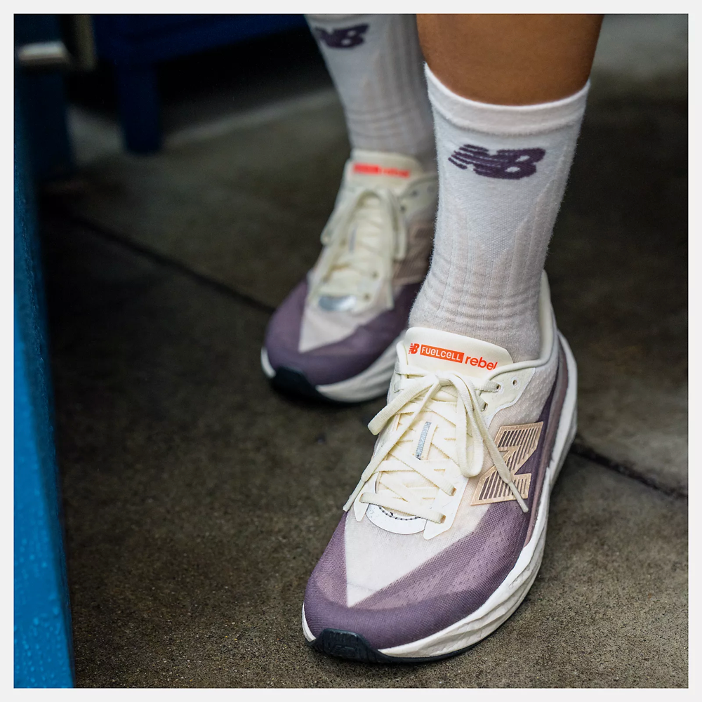Model view of New Balance FuelCel Rebel v5 Sneaker for men.