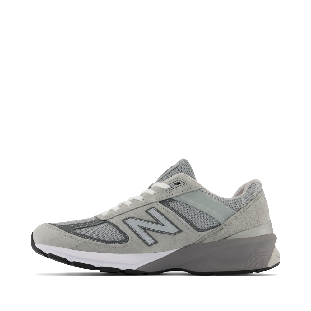Side (left) view of New Balance MADE in USA 990v5 for men.