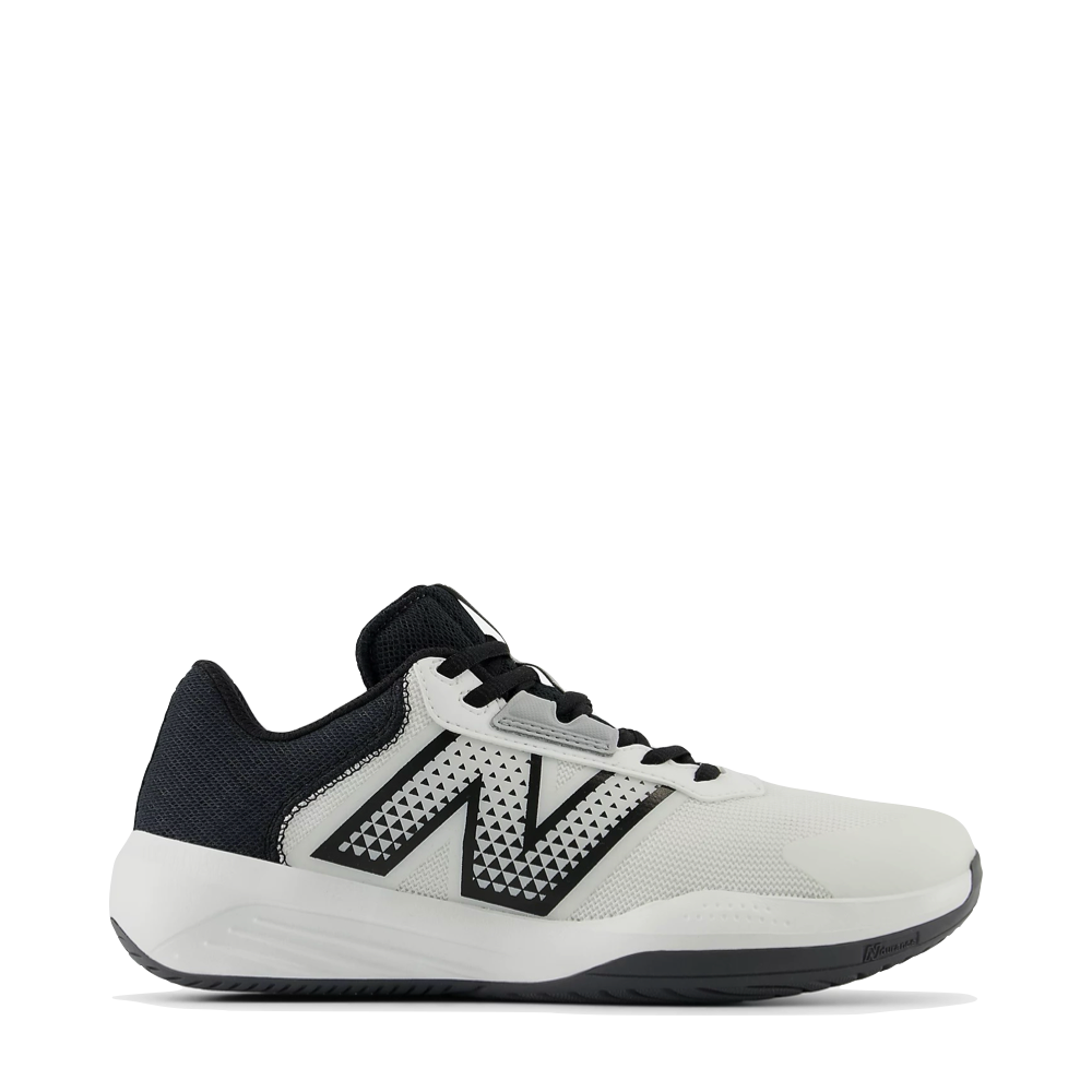 Side (right) view of New Balance 696v6 Court Sneaker for women.