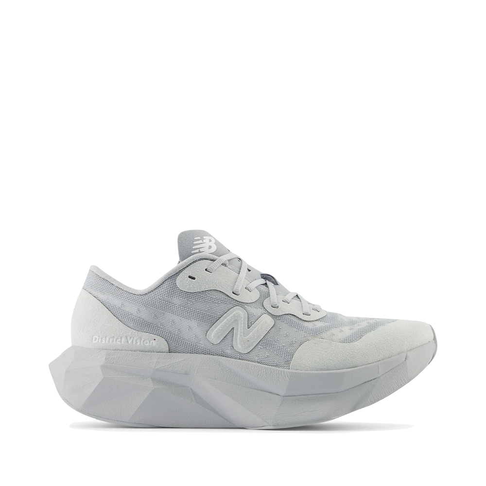 Side (right) view of New Balance District Vision x New Balance Fuel Cell Super Comp Elite 4 Sneaker for women.