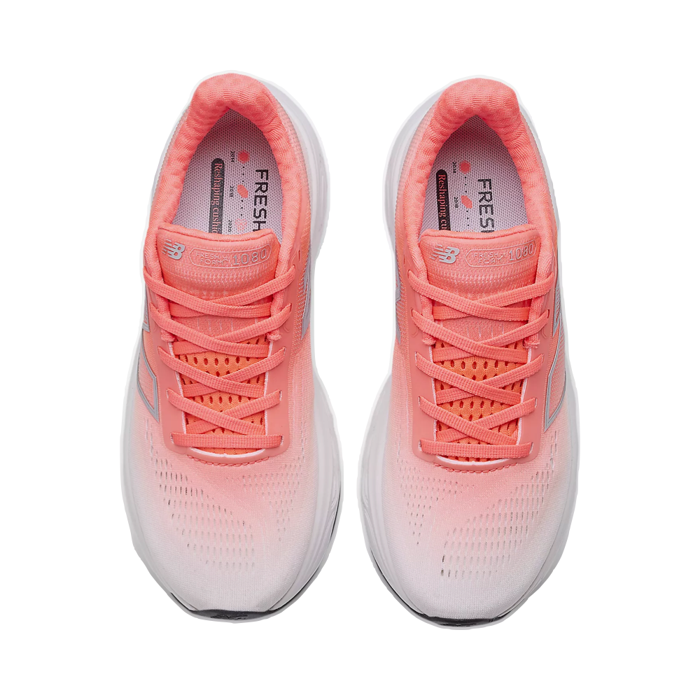 Top-down view of New Balance Fresh Foam X 1080v14 Sneaker for women.
