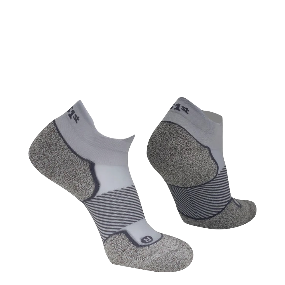 Side (right) and bottom view of OS1st The Pickleball No Show Sock.